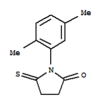 1-(2,5-二甲基苯基)-5-硫氧代-2-吡咯烷酮結(jié)構(gòu)式_88892-83-5結(jié)構(gòu)式
