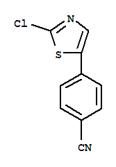 Benzonitrile, 4-(2-chloro-5-thiazolyl)-Structure,889672-75-7Structure Benzonitrile, 4-(2-chloro-5-thiazolyl)- Structure,889672-75-7Structure