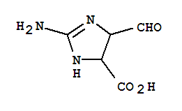 2-Imidazoline-5-carboxylic acid, 2-amino-4-formyl-(7ci)Structure,89179-94-2Structure 2-Imidazoline-5-carboxylic acid, 2-amino-4-formyl-(7ci) Structure,89179-94-2Structure
