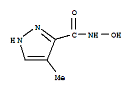 1H-pyrazole-3-carboxamide,n-hydroxy-4-methyl-(9ci)Structure,89270-38-2Structure 1H-pyrazole-3-carboxamide,n-hydroxy-4-methyl-(9ci) Structure,89270-38-2Structure