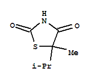 2,4-Thiazolidinedione,5-methyl-5-(1-methylethyl)-(9ci)Structure,89295-65-8Structure 2,4-Thiazolidinedione,5-methyl-5-(1-methylethyl)-(9ci) Structure,89295-65-8Structure