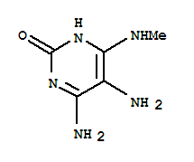 2(1H)-pyrimidinone, 4,5-diamino-6-(methylamino)-Structure,89364-20-5Structure 2(1H)-pyrimidinone, 4,5-diamino-6-(methylamino)- Structure,89364-20-5Structure