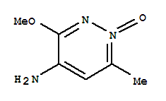 (7ci)-4-氨基-3-甲氧基-6-甲基吡嗪 1-氧化物結(jié)構(gòu)式_89465-10-1結(jié)構(gòu)式