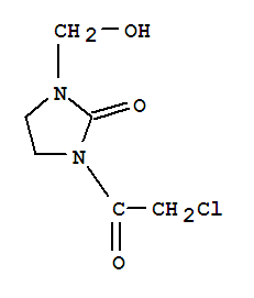 2-Imidazolidinone, 1-(chloroacetyl)-3-(hydroxymethyl)-(7ci)Structure,89641-61-2Structure 2-Imidazolidinone, 1-(chloroacetyl)-3-(hydroxymethyl)-(7ci) Structure,89641-61-2Structure