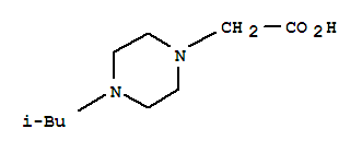 (4-異丁基-1-哌嗪)-乙酸雙鹽酸鹽結(jié)構(gòu)式_896523-61-8結(jié)構(gòu)式