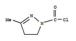 1H-pyrazole-1-carbonyl chloride, 4,5-dihydro-3-methyl-(9ci)Structure,89662-67-9Structure 1H-pyrazole-1-carbonyl chloride, 4,5-dihydro-3-methyl-(9ci) Structure,89662-67-9Structure