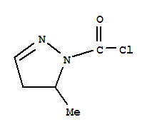 1H-pyrazole-1-carbonyl chloride, 4,5-dihydro-5-methyl-(9ci)Structure,89662-68-0Structure 1H-pyrazole-1-carbonyl chloride, 4,5-dihydro-5-methyl-(9ci) Structure,89662-68-0Structure