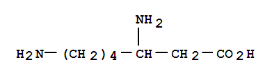 Heptanoic acid, 3,7-diamino-Structure,89687-33-2Structure Heptanoic acid, 3,7-diamino- Structure,89687-33-2Structure