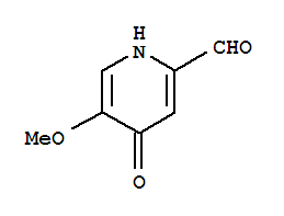 (9ci)-1,4-二氫-5-甲氧基-4-氧代-2-吡啶羧醛結(jié)構(gòu)式_89791-88-8結(jié)構(gòu)式