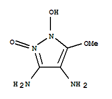 1H-pyrazole-3,4-diamine, 1-hydroxy-5-methoxy-, 2-oxideStructure,898250-02-7Structure 1H-pyrazole-3,4-diamine, 1-hydroxy-5-methoxy-, 2-oxide Structure,898250-02-7Structure