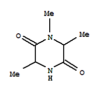 2,5-Piperazinedione,1,3,6-trimethyl-(7ci)Structure,89851-89-8Structure 2,5-Piperazinedione,1,3,6-trimethyl-(7ci) Structure,89851-89-8Structure