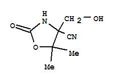 (7ci)-4-(羥基甲基)-5,5-二甲基-2-氧代-4-噁唑啉甲腈結(jié)構(gòu)式_89943-53-3結(jié)構(gòu)式