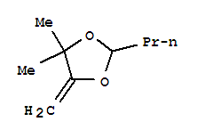1,3-Dioxolane, 4,4-dimethyl-5-methylene-2-propyl-Structure,89995-45-9Structure 1,3-Dioxolane, 4,4-dimethyl-5-methylene-2-propyl- Structure,89995-45-9Structure