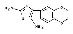 2,5-Thiazolediamine, 4-(2,3-dihydro-1,4-benzodioxin-6-yl)-Structure,902800-57-1Structure 2,5-Thiazolediamine, 4-(2,3-dihydro-1,4-benzodioxin-6-yl)- Structure,902800-57-1Structure
