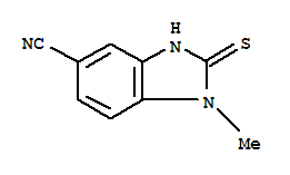 5-Benzimidazolecarbonitrile,2-mercapto-1-methyl-(7ci)Structure,90323-39-0Structure 5-Benzimidazolecarbonitrile,2-mercapto-1-methyl-(7ci) Structure,90323-39-0Structure