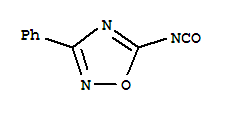 Isocyanic acid, 3-phenyl-1,2,4-oxadiazol-5-yl ester (7ci)Structure,90484-03-0Structure Isocyanic acid, 3-phenyl-1,2,4-oxadiazol-5-yl ester (7ci) Structure,90484-03-0Structure