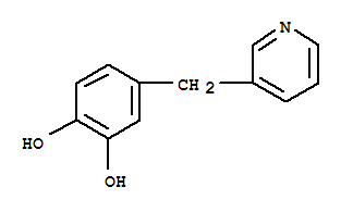 1,2-Benzenediol, 4-(3-pyridinylmethyl)-(9ci)Structure,90499-71-1Structure 1,2-Benzenediol, 4-(3-pyridinylmethyl)-(9ci) Structure,90499-71-1Structure