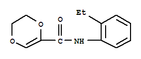 1,4-Dioxin-2-carboxamide, n-(2-ethylphenyl)-5,6-dihydro-Structure,906271-10-1Structure 1,4-Dioxin-2-carboxamide, n-(2-ethylphenyl)-5,6-dihydro- Structure,906271-10-1Structure