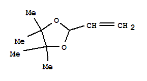 1,3-Dioxolane, 2-ethenyl-4,4,5,5-tetramethyl-Structure,90646-39-2Structure 1,3-Dioxolane, 2-ethenyl-4,4,5,5-tetramethyl- Structure,90646-39-2Structure