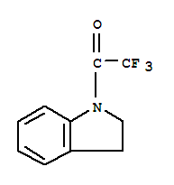 1H-indole, 2,3-dihydro-1-(trifluoroacetyl)- (9ci) Structure,90732-28-8Structure