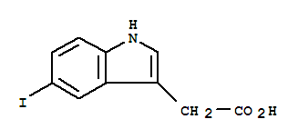 1H-indole-3-aceticacid,5-iodo-(9ci)Structure,90841-87-5Structure 1H-indole-3-aceticacid,5-iodo-(9ci) Structure,90841-87-5Structure