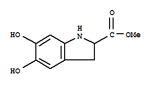 1H-indole-2-carboxylic acid, 2,3-dihydro-5,6-dihydroxy-, methyl ester (9ci)Structure,90922-83-1Structure 1H-indole-2-carboxylic acid, 2,3-dihydro-5,6-dihydroxy-, methyl ester (9ci) Structure,90922-83-1Structure