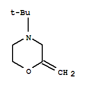 (7ci)-4-叔丁基-2-亞甲基-嗎啉結(jié)構(gòu)式_90949-51-2結(jié)構(gòu)式