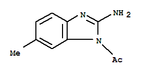 1H-benzimidazol-2-amine,1-acetyl-6-methyl-(9ci)Structure,90964-25-3Structure 1H-benzimidazol-2-amine,1-acetyl-6-methyl-(9ci) Structure,90964-25-3Structure