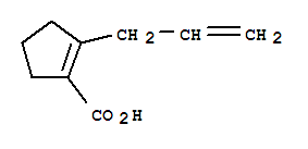 1-Cyclopentene-1-carboxylicacid,2-(2-propenyl)-(9ci)Structure,90969-23-6Structure 1-Cyclopentene-1-carboxylicacid,2-(2-propenyl)-(9ci) Structure,90969-23-6Structure