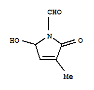 1H-pyrrole-1-carboxaldehyde, 2,5-dihydro-5-hydroxy-3-methyl-2-oxo-(9ci)Structure,91024-61-2Structure 1H-pyrrole-1-carboxaldehyde, 2,5-dihydro-5-hydroxy-3-methyl-2-oxo-(9ci) Structure,91024-61-2Structure