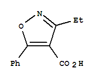 4-Isoxazolecarboxylicacid,3-ethyl-5-phenyl-(7ci)Structure,91569-54-9Structure 4-Isoxazolecarboxylicacid,3-ethyl-5-phenyl-(7ci) Structure,91569-54-9Structure