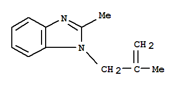 1H-benzimidazole,2-methyl-1-(2-methyl-2-propenyl)-(9ci)Structure,91917-99-6Structure 1H-benzimidazole,2-methyl-1-(2-methyl-2-propenyl)-(9ci) Structure,91917-99-6Structure