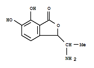 (6ci,7ci)-3-(1-氨基乙基)-6,7-二羥基-苯酞結構式_92014-81-8結構式