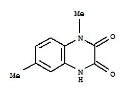 (9ci)-1,4-二氫-1,6-二甲基-2,3-喹噁啉二酮結(jié)構(gòu)式_92473-54-6結(jié)構(gòu)式
