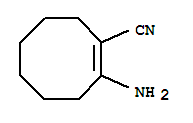 1-Cyclooctene-1-carbonitrile,2-amino-(9ci)Structure,92802-46-5Structure 1-Cyclooctene-1-carbonitrile,2-amino-(9ci) Structure,92802-46-5Structure