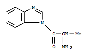 1H-benzimidazole,1-(2-amino-1-oxopropyl)-(9ci)Structure,93032-71-4Structure 1H-benzimidazole,1-(2-amino-1-oxopropyl)-(9ci) Structure,93032-71-4Structure