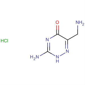 3-Amino-6-(aminomethyl)-1,2,4-triazin-5(4h)-one hydrochloride Structure,93206-04-3Structure