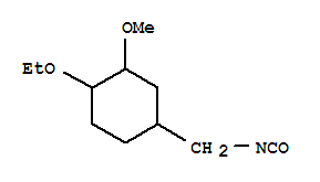 (9ci)-1-乙氧基-4-(異氰?；谆?-2-甲氧基-環(huán)己烷結(jié)構(gòu)式_93470-21-4結(jié)構(gòu)式