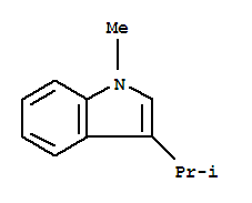 1H-indole,1-methyl-3-(1-methylethyl)-(9ci) Structure,93549-88-3Structure