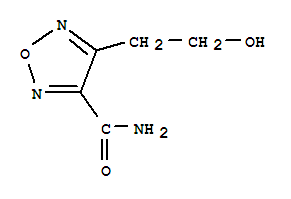 (9ci)-4-(2-羥基乙基)-1,2,5-噁二唑-3-羧酰胺結構式_98384-45-3結構式