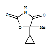 2,4-Oxazolidinedione,5-cyclopropyl-5-methyl-(6ci)Structure,98547-52-5Structure 2,4-Oxazolidinedione,5-cyclopropyl-5-methyl-(6ci) Structure,98547-52-5Structure