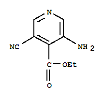 Isonicotinic acid, 3-amino-5-cyano-, ethyl ester (6ci)Structure,99358-62-0Structure Isonicotinic acid, 3-amino-5-cyano-, ethyl ester (6ci) Structure,99358-62-0Structure