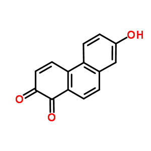 1,2-Phenanthrenedione,7-hydroxy-Structure,10117-18-7Structure 1,2-Phenanthrenedione,7-hydroxy- Structure,10117-18-7Structure