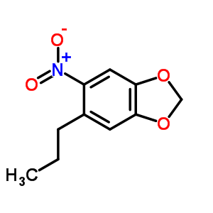 1,3-Benzodioxole,5-nitro-6-propyl-Structure,10161-75-8Structure 1,3-Benzodioxole,5-nitro-6-propyl- Structure,10161-75-8Structure