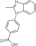 4-(2-Methyl-1h-benzimidazol-1-yl)benzoic acidStructure,1021144-32-0Structure 4-(2-Methyl-1h-benzimidazol-1-yl)benzoic acid Structure,1021144-32-0Structure