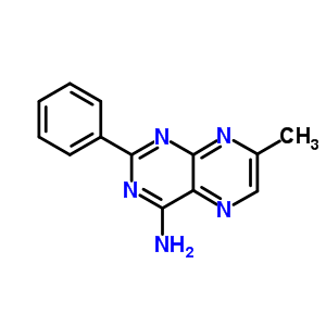 4-Pteridinamine,7-methyl-2-phenyl-Structure,1026-10-4Structure 4-Pteridinamine,7-methyl-2-phenyl- Structure,1026-10-4Structure