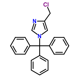 4-(Chloromethyl)-1-(triphenylmethyl)-1h-imidazoleStructure,103057-10-9Structure 4-(Chloromethyl)-1-(triphenylmethyl)-1h-imidazole Structure,103057-10-9Structure