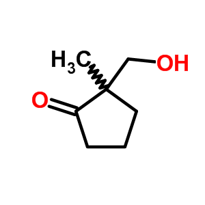 Cyclopentanone,2-(hydroxymethyl)-2-methyl-Structure,10316-60-6Structure Cyclopentanone,2-(hydroxymethyl)-2-methyl- Structure,10316-60-6Structure