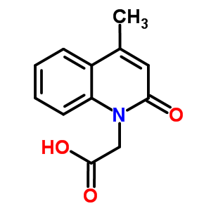 (4-Methyl-2-oxoquinolin-1(2H)-yl)acetic acidStructure,103368-21-4Structure (4-Methyl-2-oxoquinolin-1(2H)-yl)acetic acid Structure,103368-21-4Structure