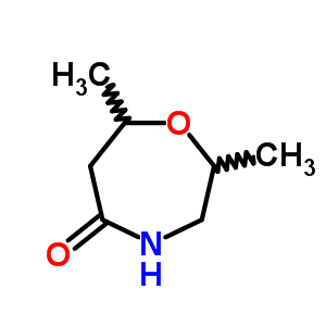 1,4-Oxazepin-5(2h)-one,tetrahydro-2,7-dimethyl-Structure,10341-27-2Structure 1,4-Oxazepin-5(2h)-one,tetrahydro-2,7-dimethyl- Structure,10341-27-2Structure